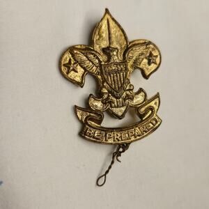 Vintage Boy Scouts of America (BSA) First Class Rank Pin - "Be Prepared" Badge